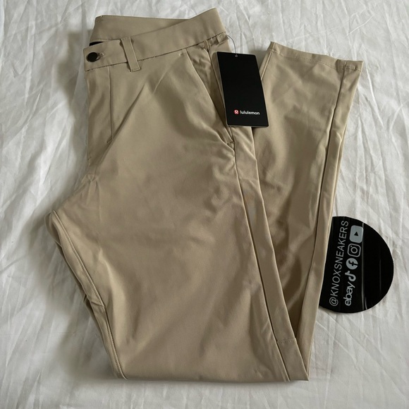 Lululemon Commission Pant Skinny 32"L Warpstreme TRNH Trench Tan Men's 31 - Picture 1 of 6
